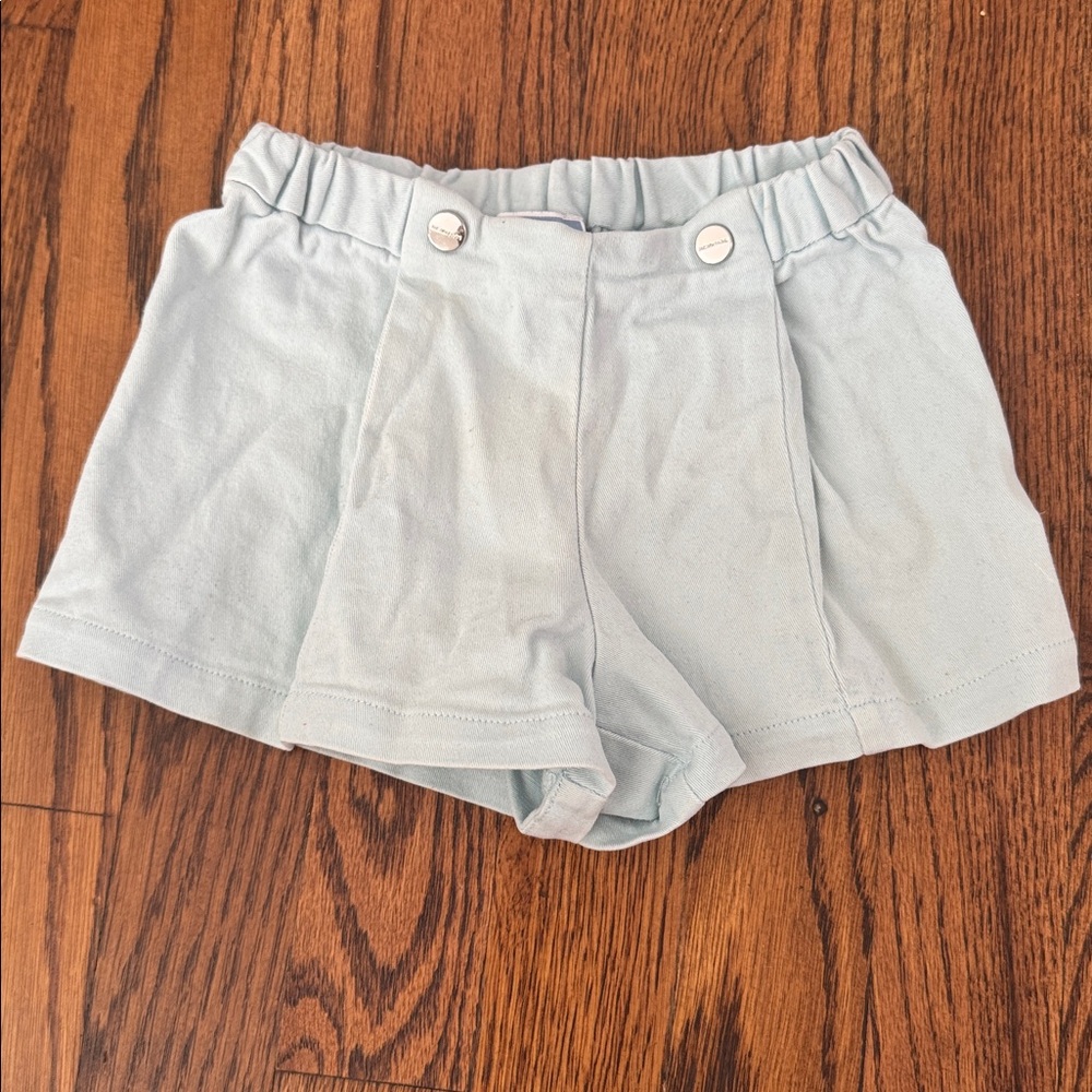 Jacadi Soft Blue Elastic Waist Shorts size 18M